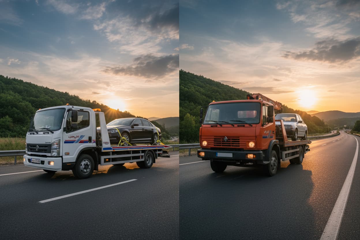 مقایسه خودروبر تکی و تریلی