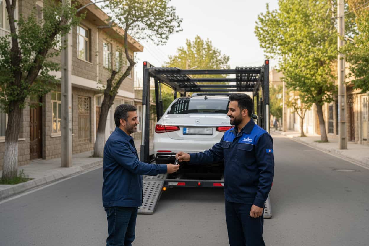 هزینه حمل خودرو از تهران به همدان